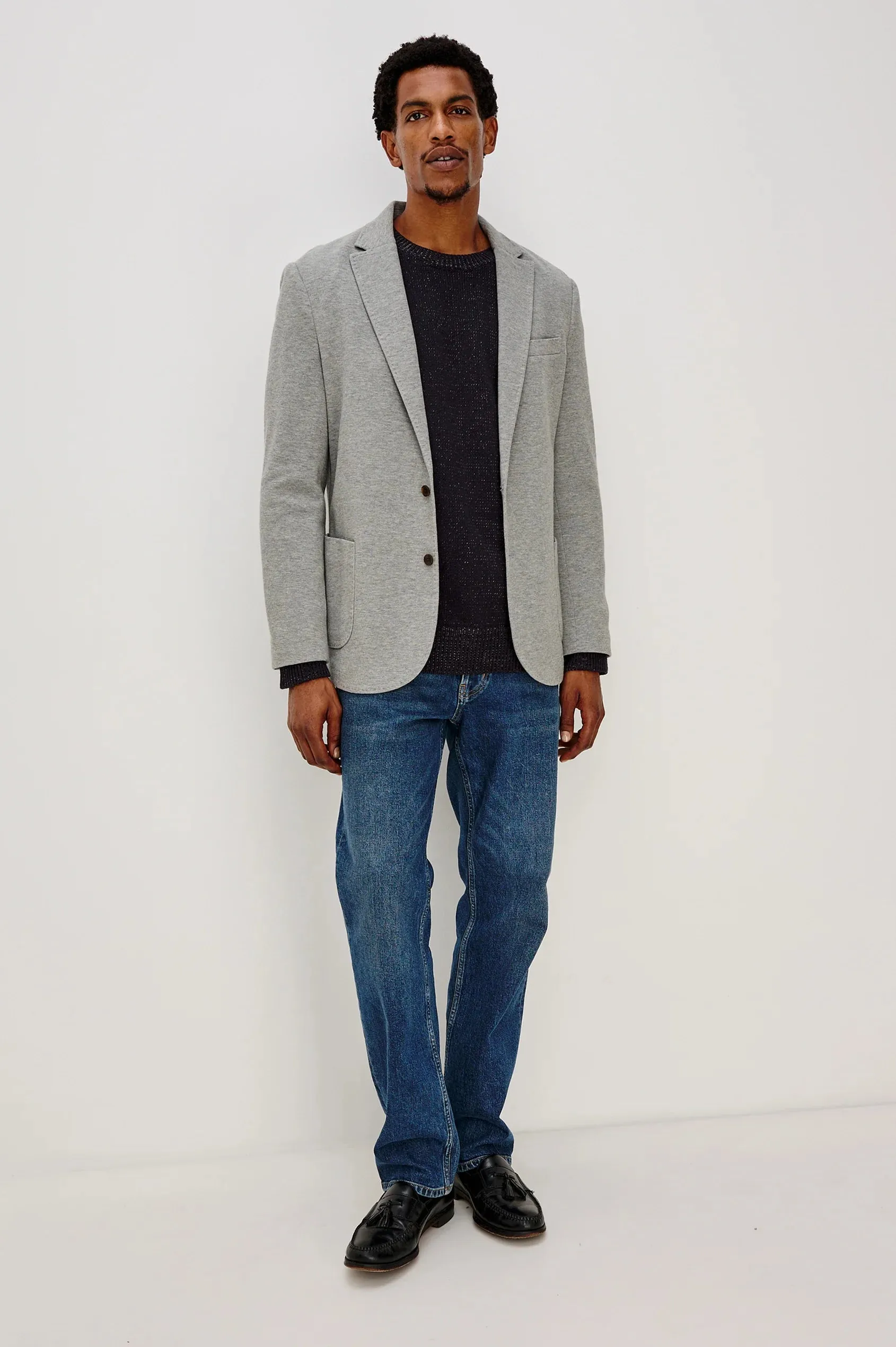 Lorenz Blazer - Heather Grey sold by Cave and Post product image thumbnail 3