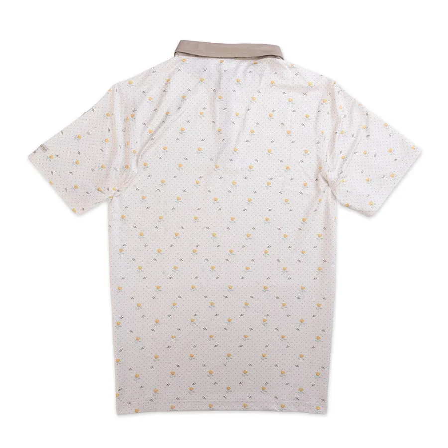 High Noon Performance Polo-Texas Rose Print sold by Cave and Post product image thumbnail 5