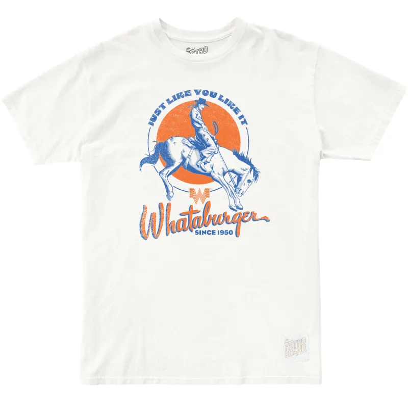 Women's Whataburger Cowboy 100% Cotton Tee made by Original Retro Brand