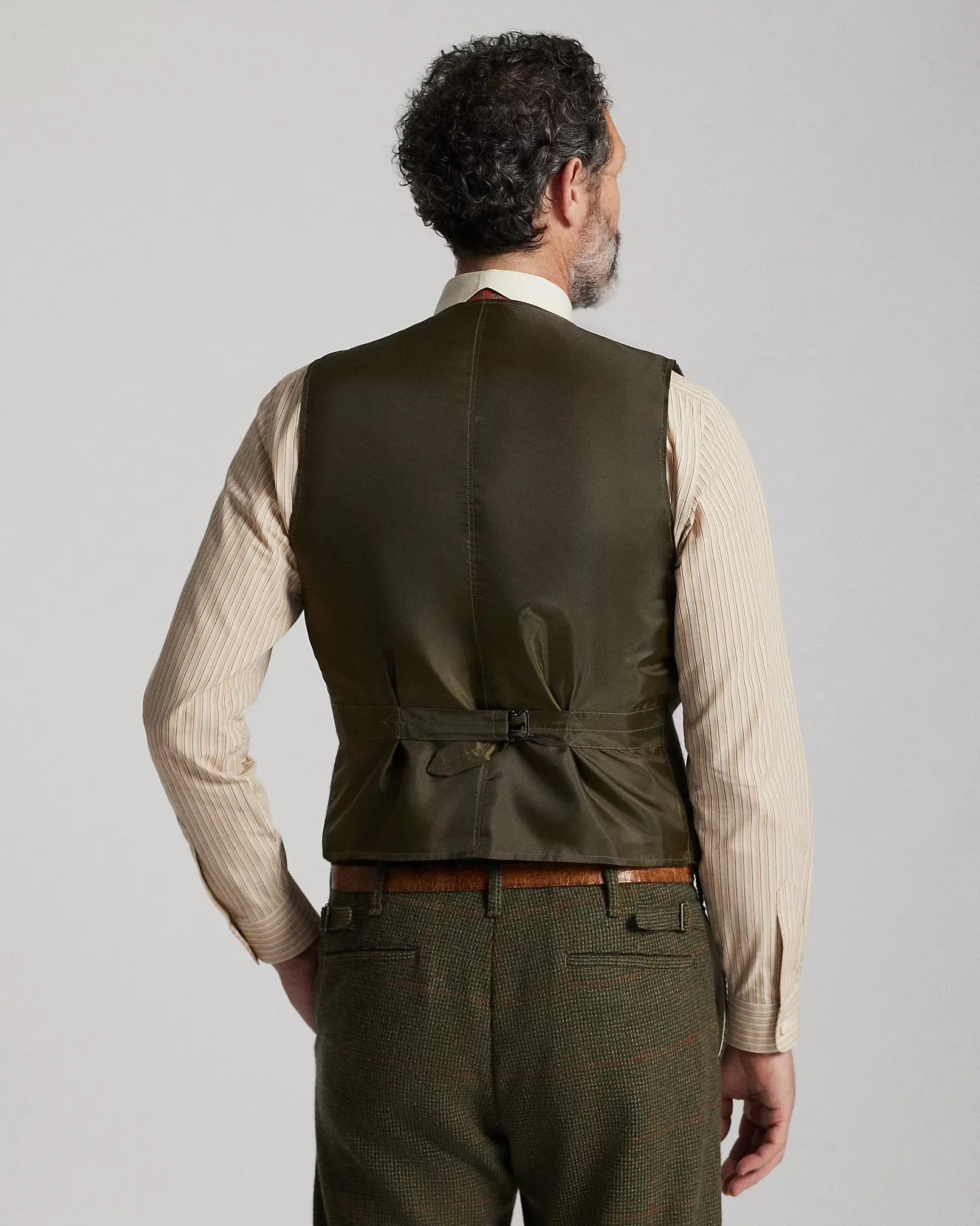RRL Windowpane Wool Tweed Vest sold by Cave and Post product image thumbnail 4