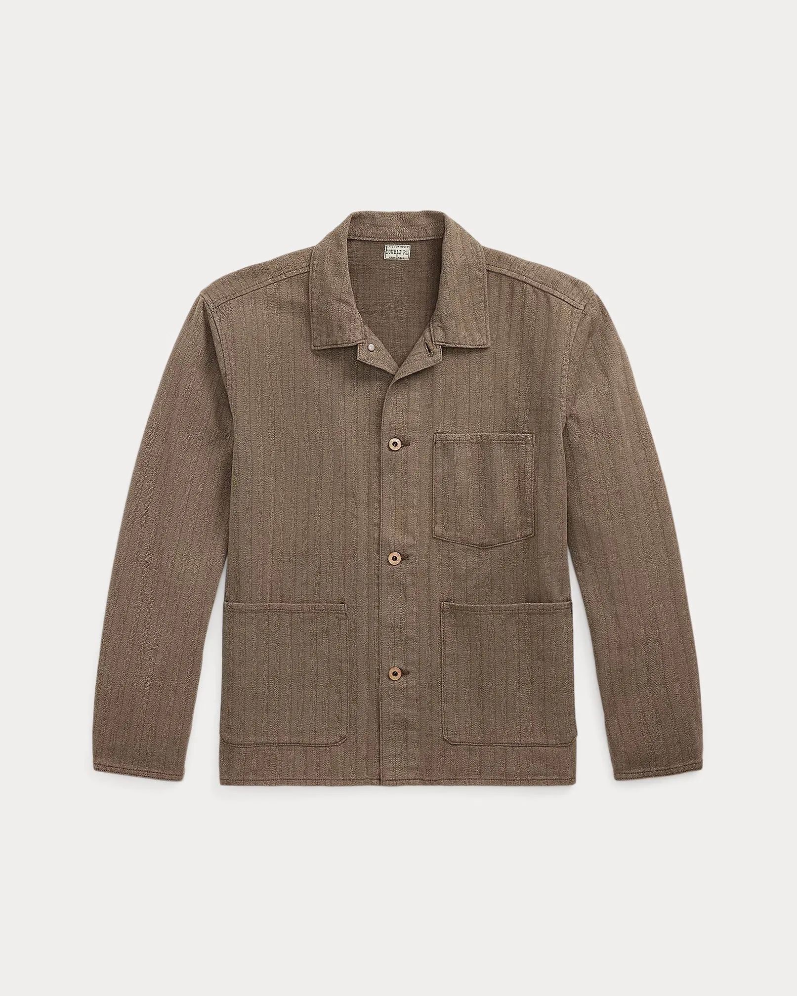 RRL Striped Jaspé Herringbone Jacket sold by Cave and Post