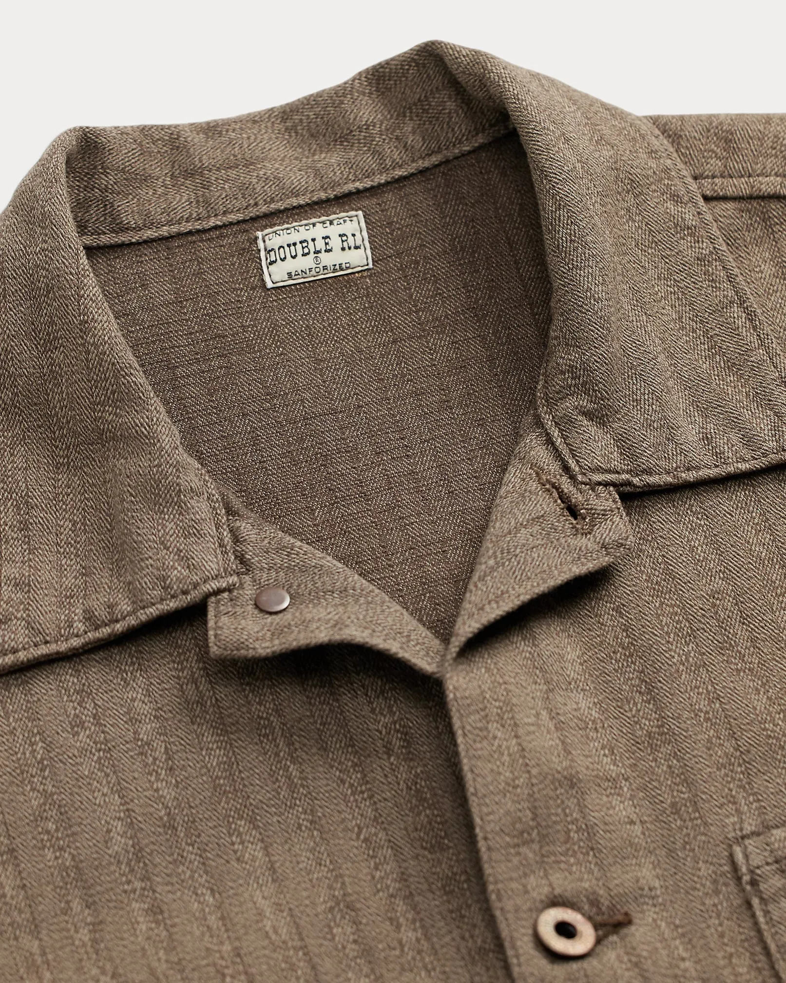 RRL Striped Jaspé Herringbone Jacket sold by Cave and Post product image thumbnail 3
