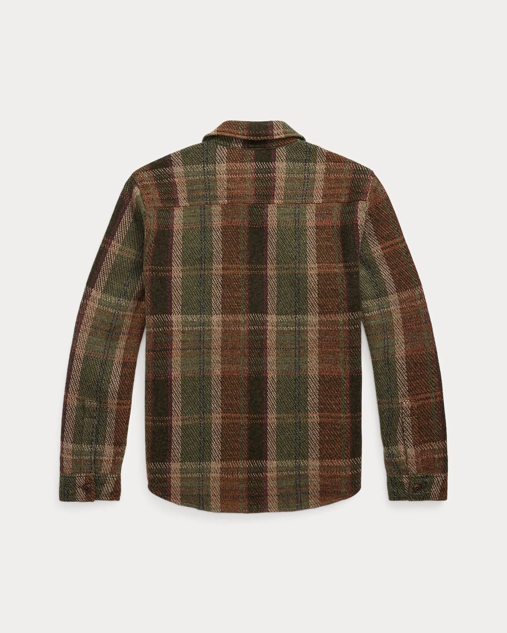 RRL Plaid Wool-Cashmere Workshirt Sweater sold by Cave and Post product image thumbnail 2