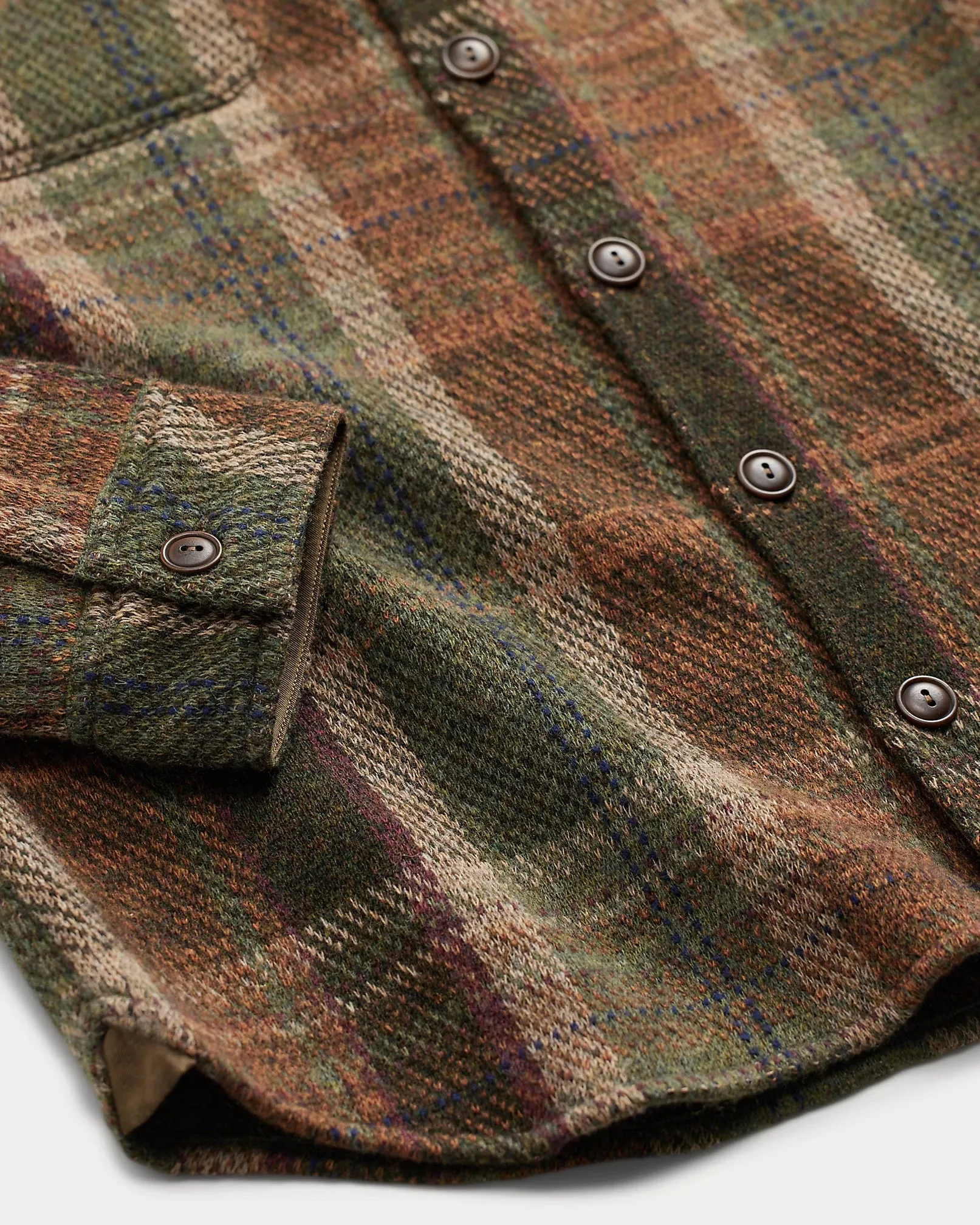 RRL Plaid Wool-Cashmere Workshirt Sweater sold by Cave and Post product image thumbnail 4