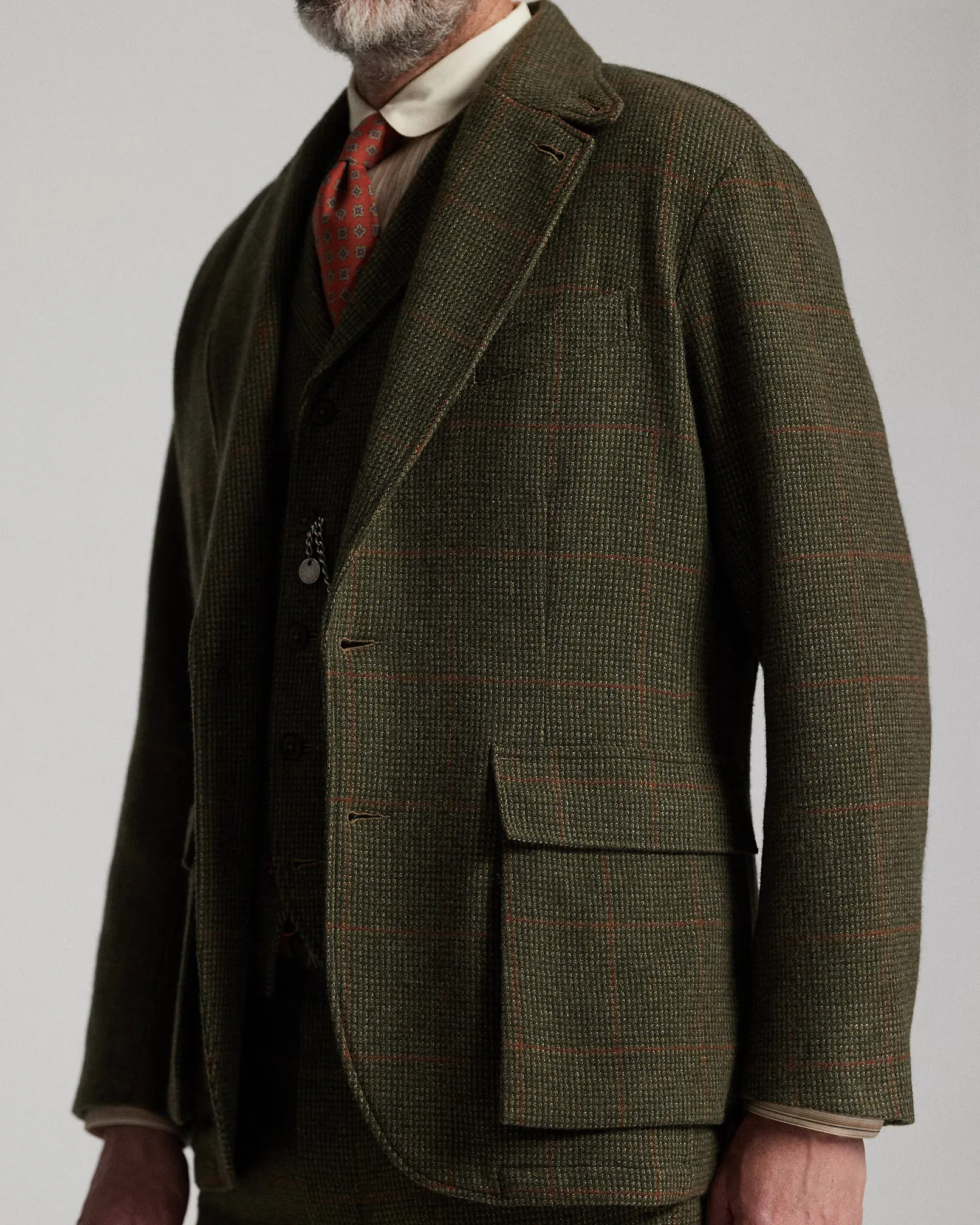 RRL Windowpane Wool Tweed Sport Coat sold by Cave and Post product image thumbnail 5