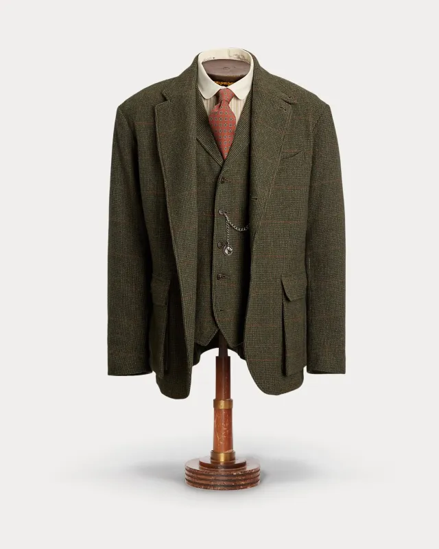 RRL Windowpane Wool Tweed Sport Coat sold by Cave and Post