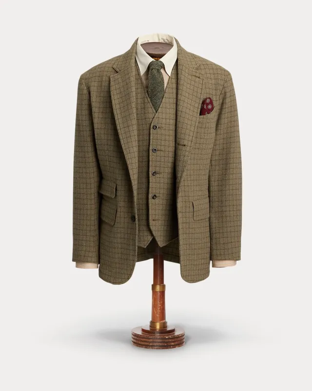 RRL Checked Wool Tweed Sport Coat sold by Cave and Post
