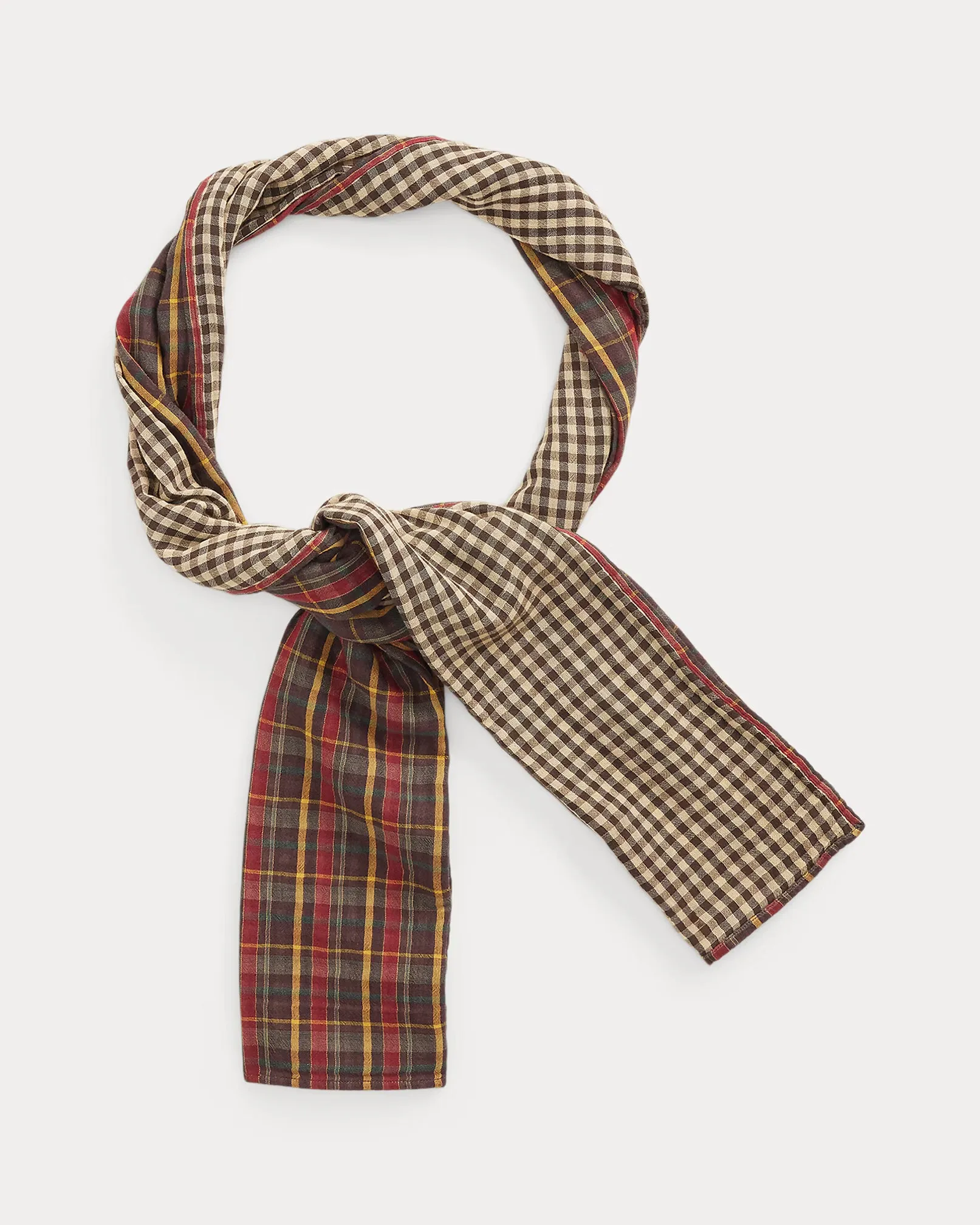 RRL Plaid Double-Faced Cotton Scarf sold by Cave and Post product image thumbnail 2