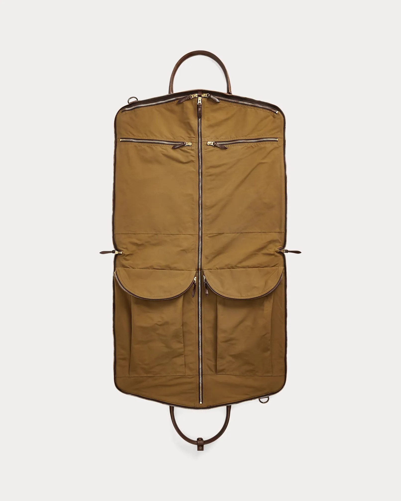 RRL Leather-Trim Oilcloth Garment Bag sold by Cave and Post product image thumbnail 4