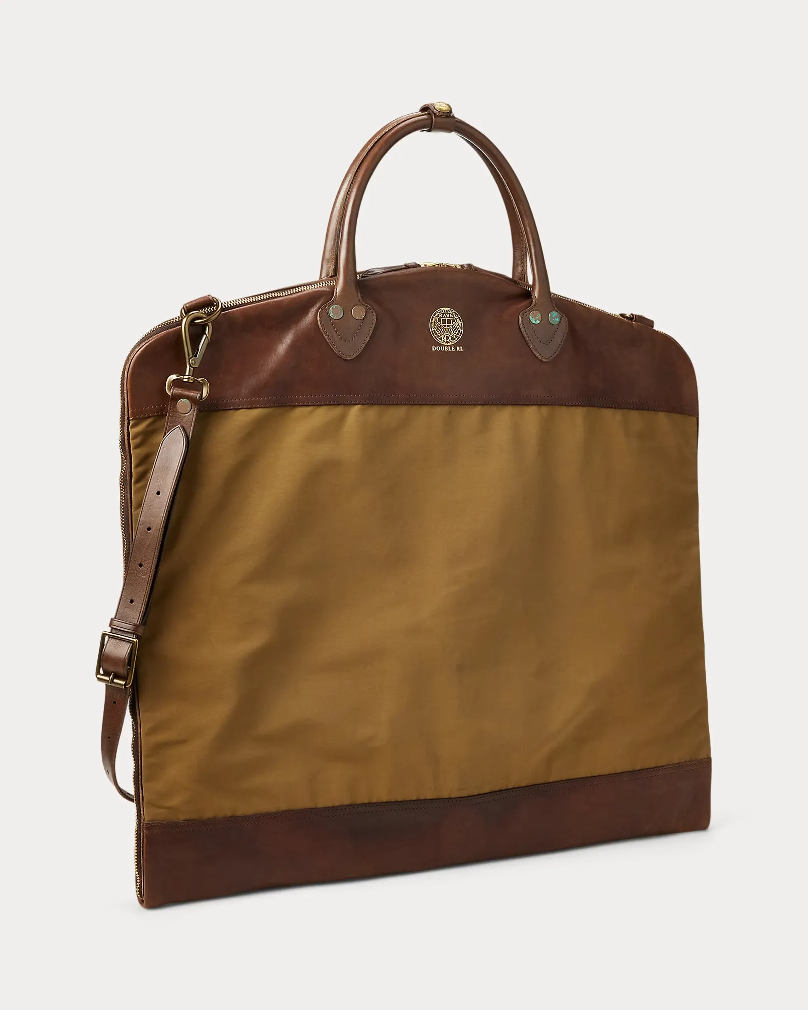 RRL Leather-Trim Oilcloth Garment Bag sold by Cave and Post product image thumbnail 2