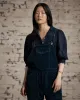 RRL Repaired Indigo Corduroy Overall sold by Cave and Post