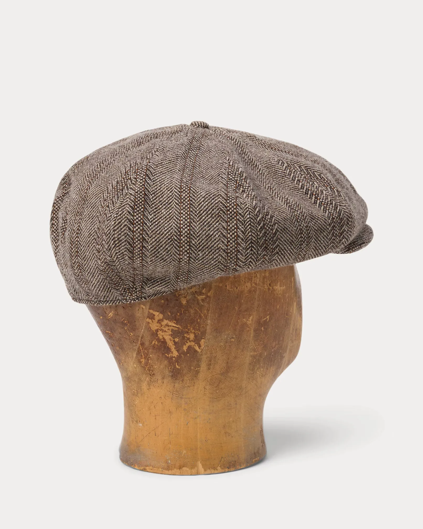 RRL Wool-Cotton Herringbone Newsboy Cap sold by Cave and Post product image thumbnail 2