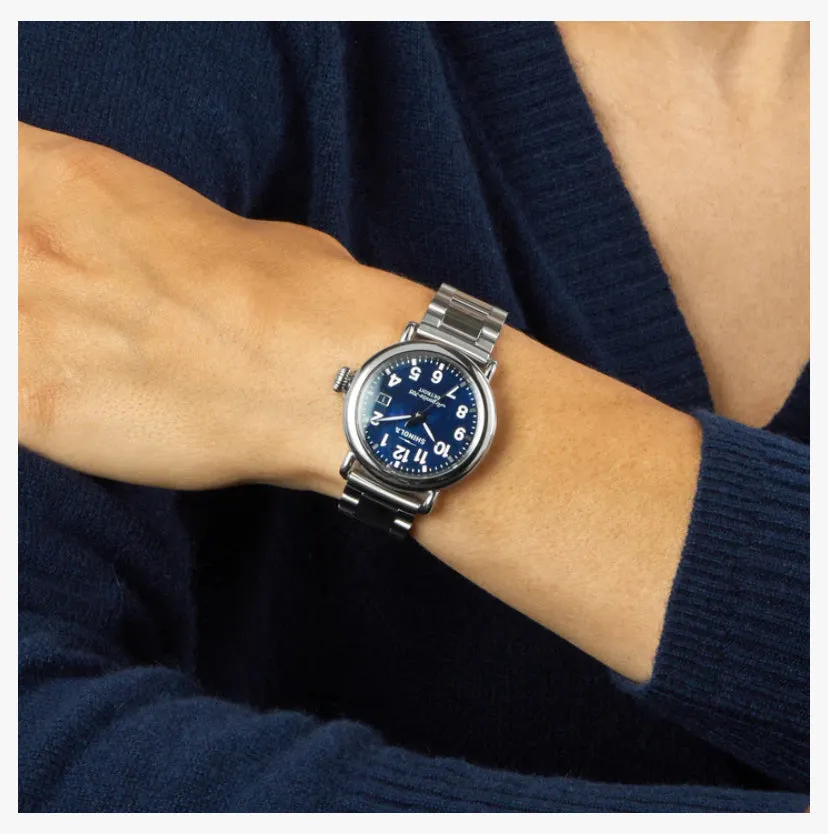 Runwell Watch 36 mm-Cadet Blue sold by Cave and Post product image thumbnail 3