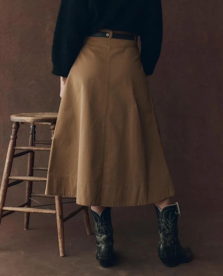 The Field Skirt. Tobacco sold by Cave and Post product image thumbnail 2