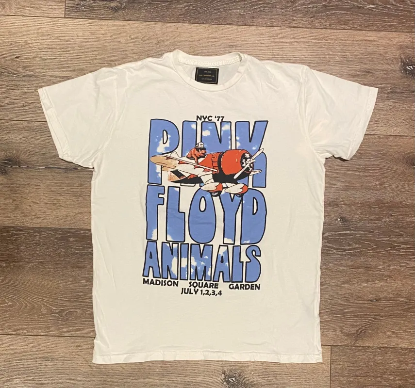 Pink Floyd Animals NYC '77 Cotton T-Shirt sold by Cave and Post