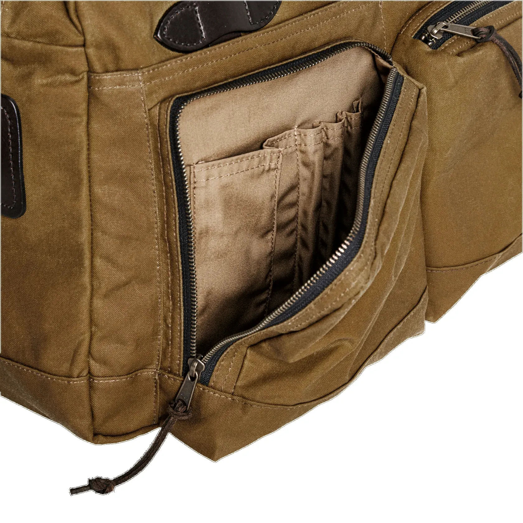 48 Hour Tin Cloth Duffle Bag - Dark Tan sold by Cave and Post product image thumbnail 5