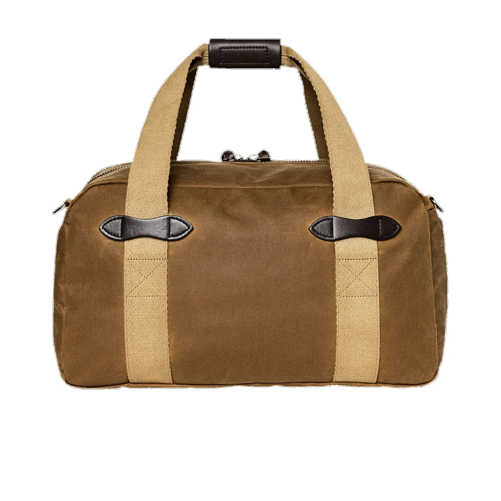 SMALL TIN CLOTH DUFFLE BAG - DARK TAN sold by Cave and Post product image thumbnail 2