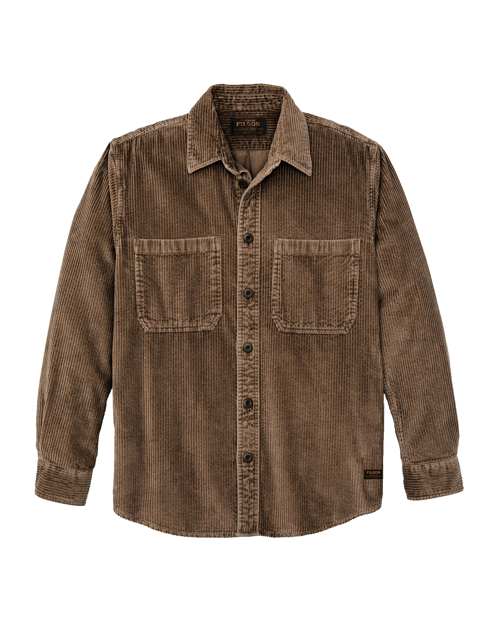 6-wale Corduroy Shirt - Brown sold by Cave and Post