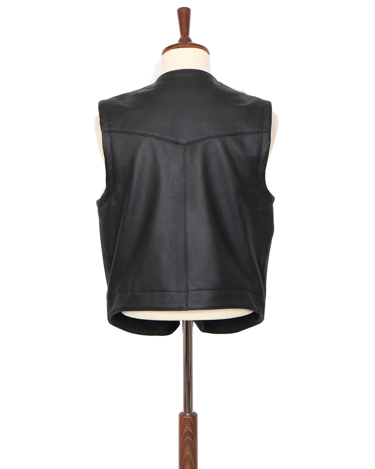 Indigofera Rick Leather Vest sold by Cave and Post product image thumbnail 3