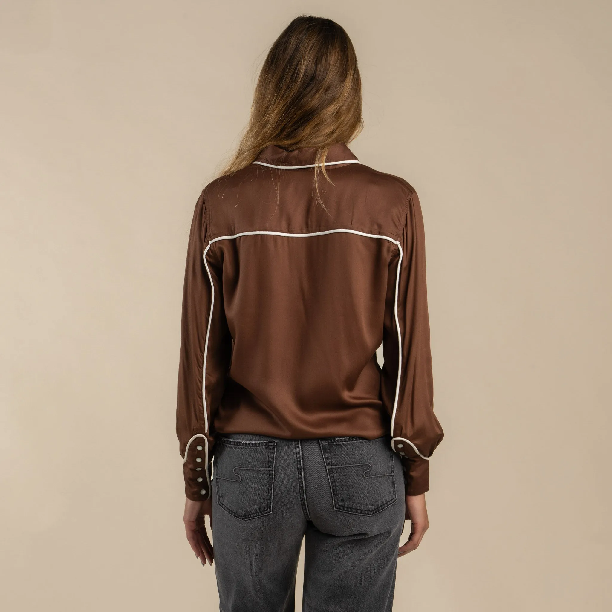 Dakota Embroidered Long Sleeve Shirt sold by Cave and Post product image thumbnail 2