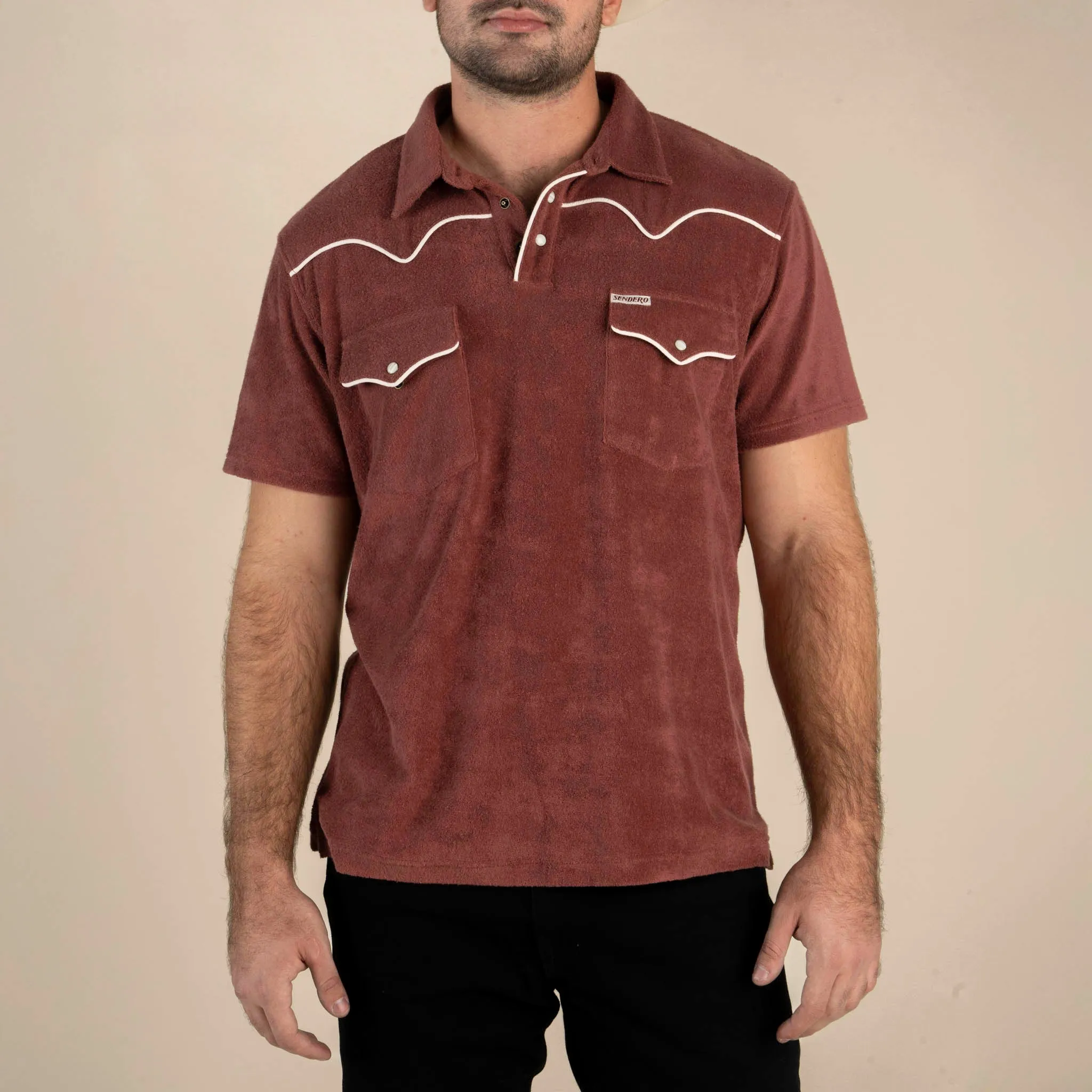Cantina Terry Polo - Mahogony sold by Cave and Post product image thumbnail 2