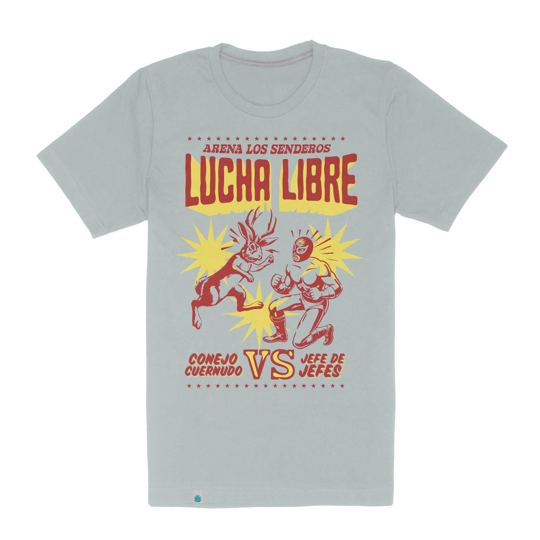 Lucha Libre T-Shirt - Sky Blue sold by Cave and Post
