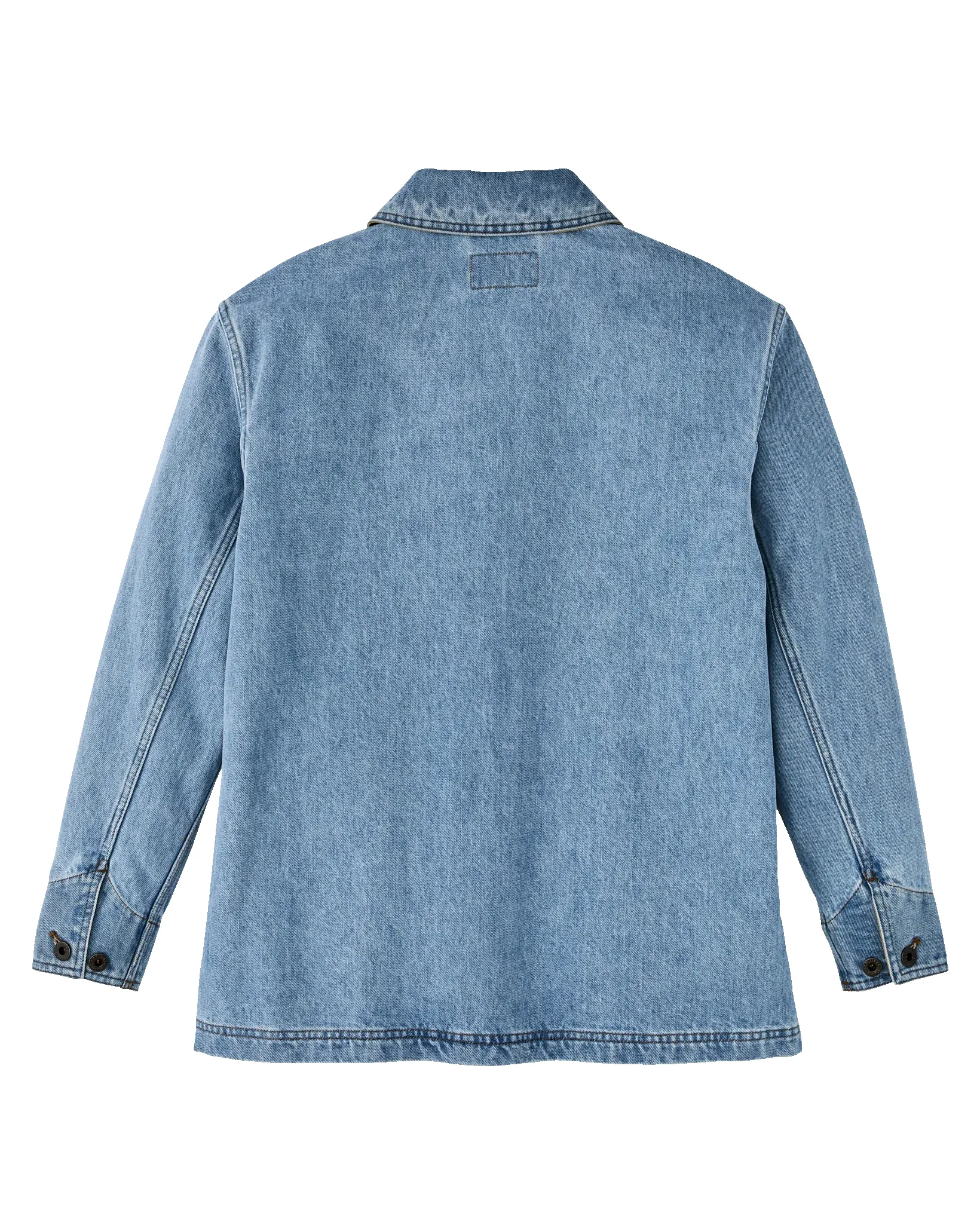 Women's Denim Barn Coat - Stone Wash Indigo sold by Cave and Post product image thumbnail 3