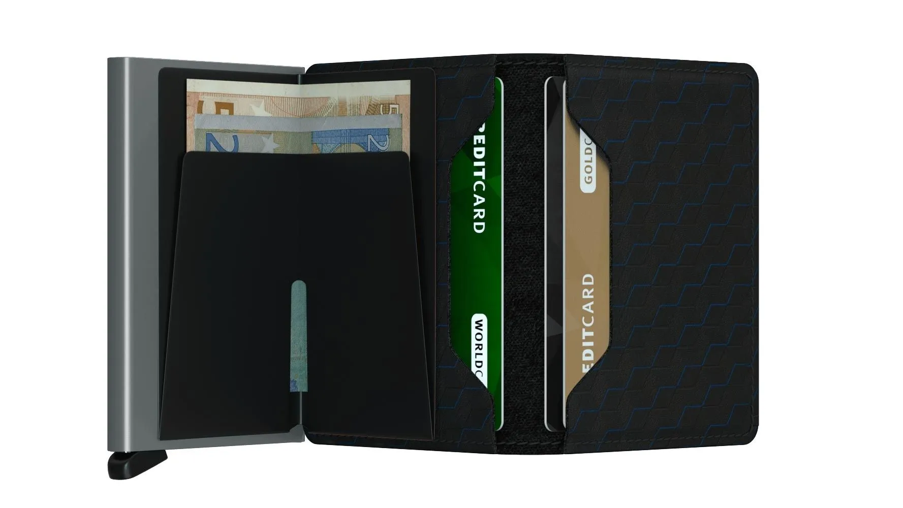 Slimwallet - Optical Black Titanium sold by Cave and Post product image thumbnail 5