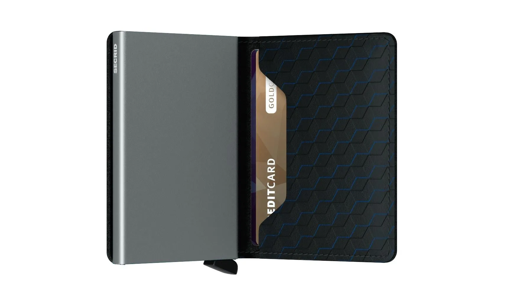Slimwallet - Optical Black Titanium sold by Cave and Post product image thumbnail 3