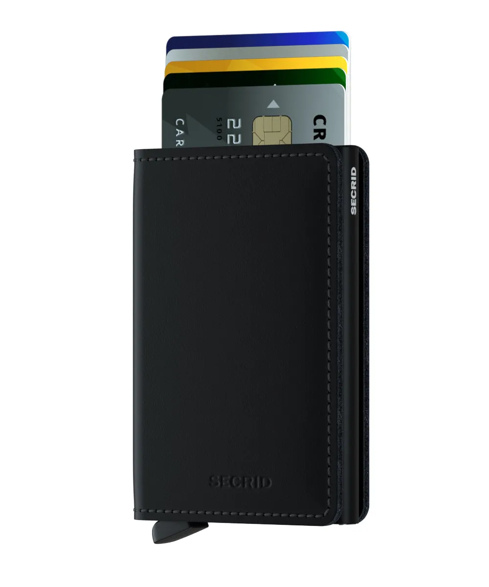 Slimwallet - Matte Black sold by Cave and Post