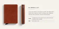Slimwallet - Matte Black sold by Cave and Post