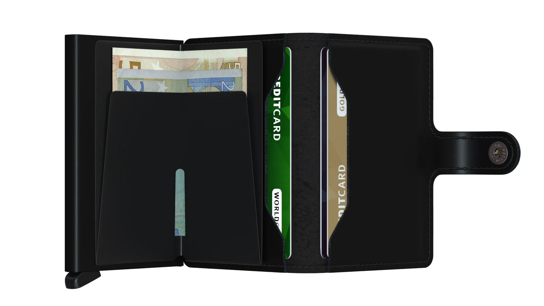 Miniwallet- Matte Black sold by Cave and Post product image thumbnail 3