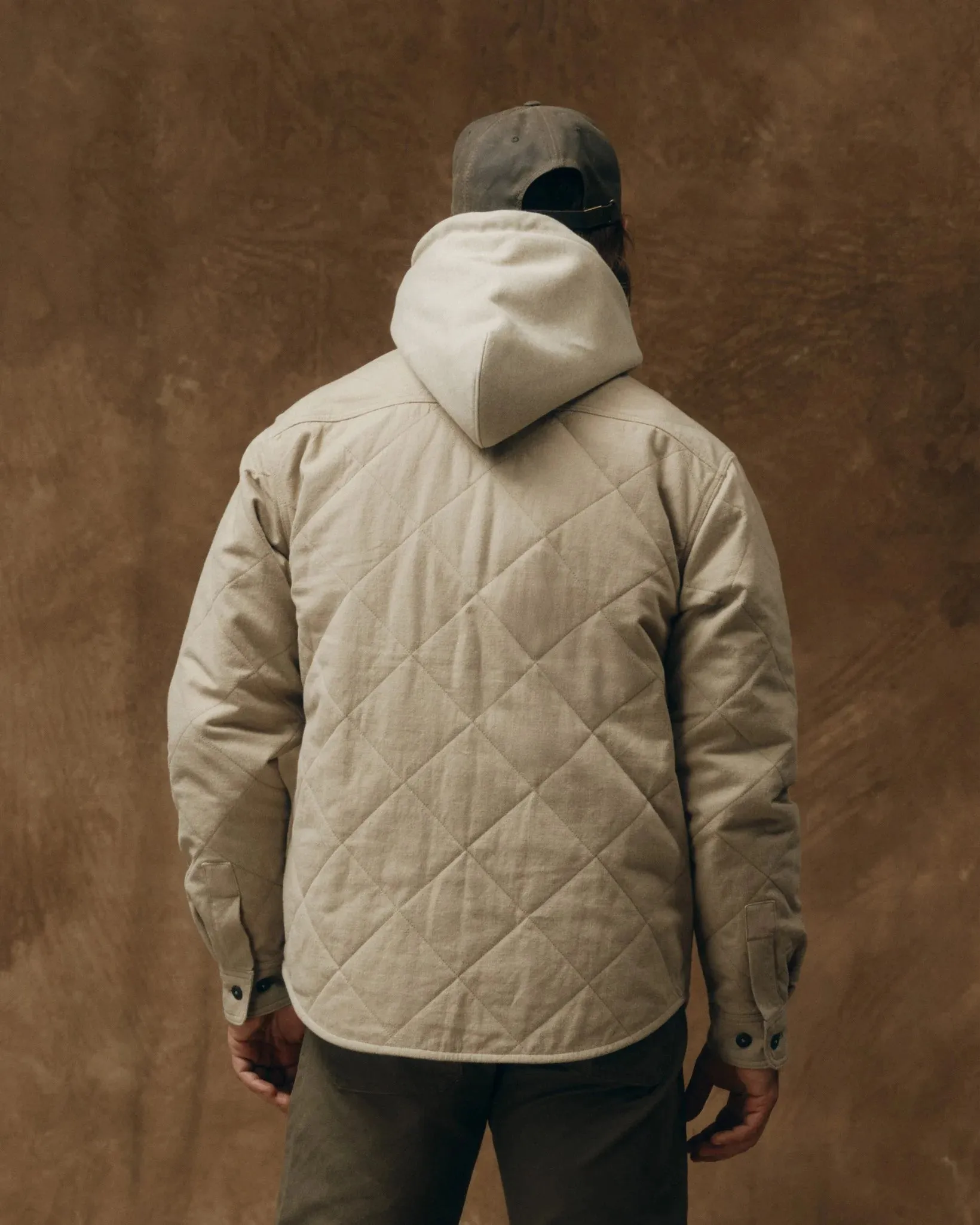 Insulated Flannel Shirt - Warm Khaki sold by Cave and Post product image thumbnail 2