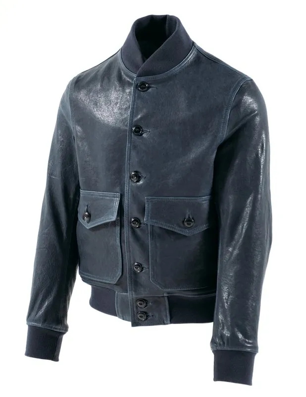 A-1 Flight Jacket (Navy Blue) sold by Cave and Post product image thumbnail 4