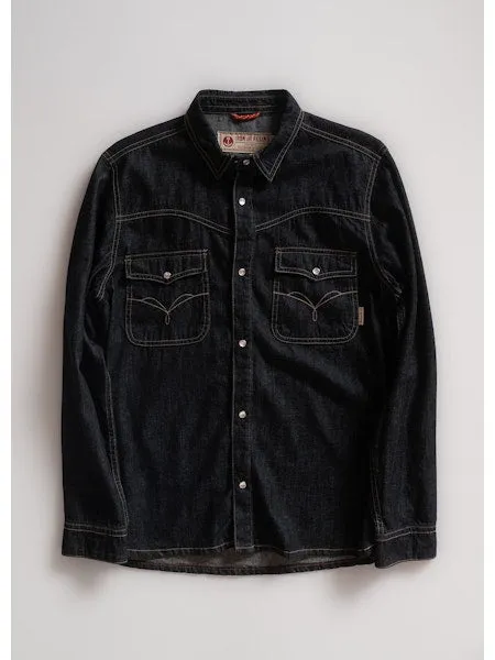 Jimson Shirt - Indigo sold by Cave and Post