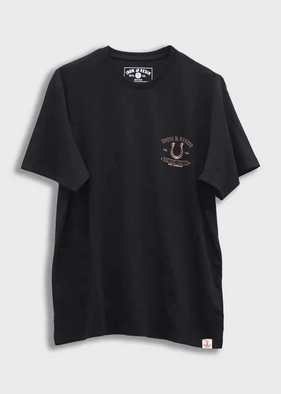 Lucky Horseshoe Tee sold by Cave and Post