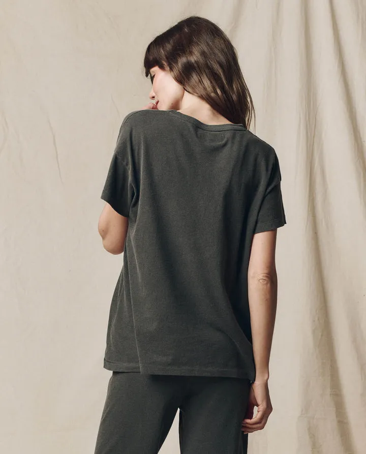 The Boxy Crew. Washed Black. sold by Cave and Post product image thumbnail 2