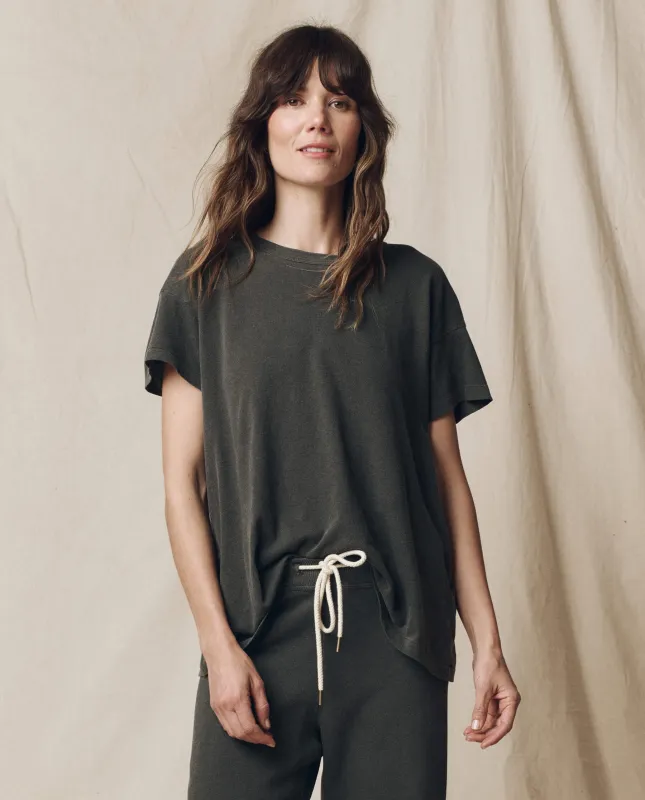 The Boxy Crew. Washed Black. sold by Cave and Post