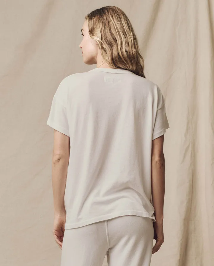 The Boxy Crew. Washed White. sold by Cave and Post product image thumbnail 2