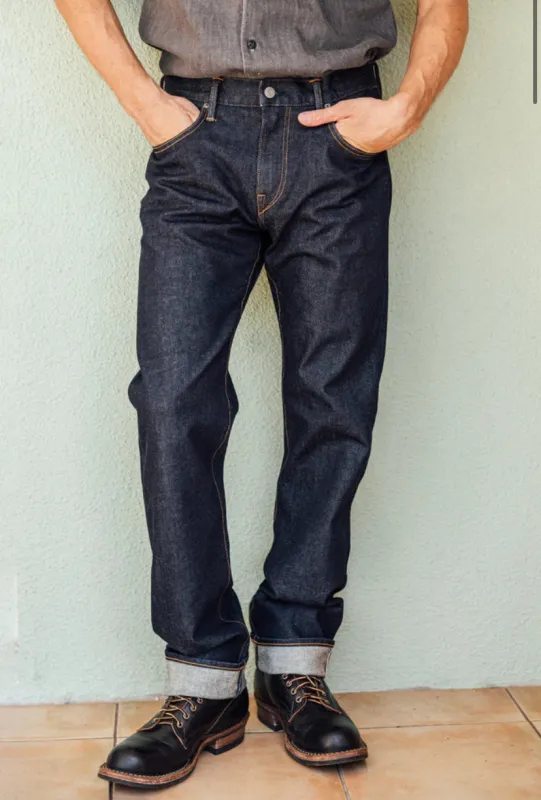 The Hammer Straight - Indigo One Wash 10.5 oz sold by Cave and Post
