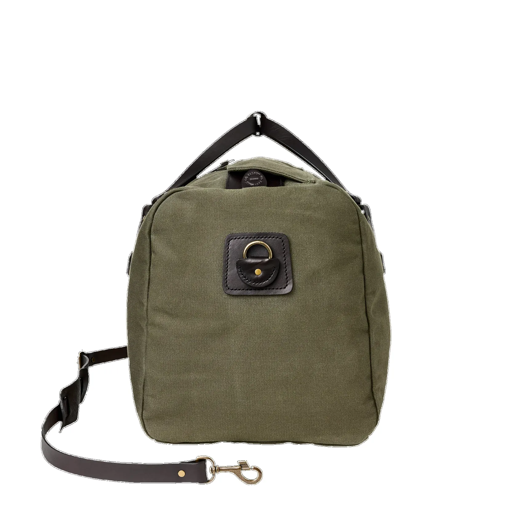 LARGE RUGGED TWILL DUFFLE - OTTER GREEN sold by Cave and Post product image thumbnail 3