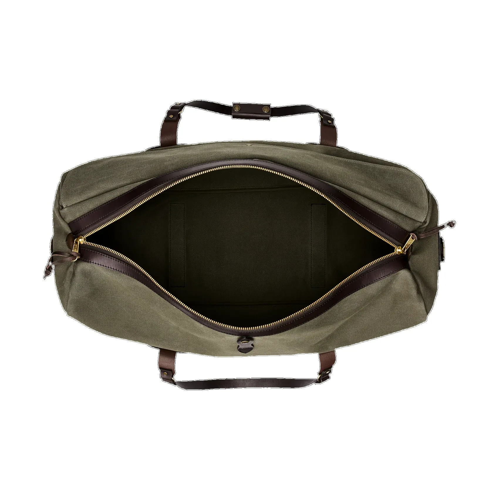 LARGE RUGGED TWILL DUFFLE - OTTER GREEN sold by Cave and Post product image thumbnail 5