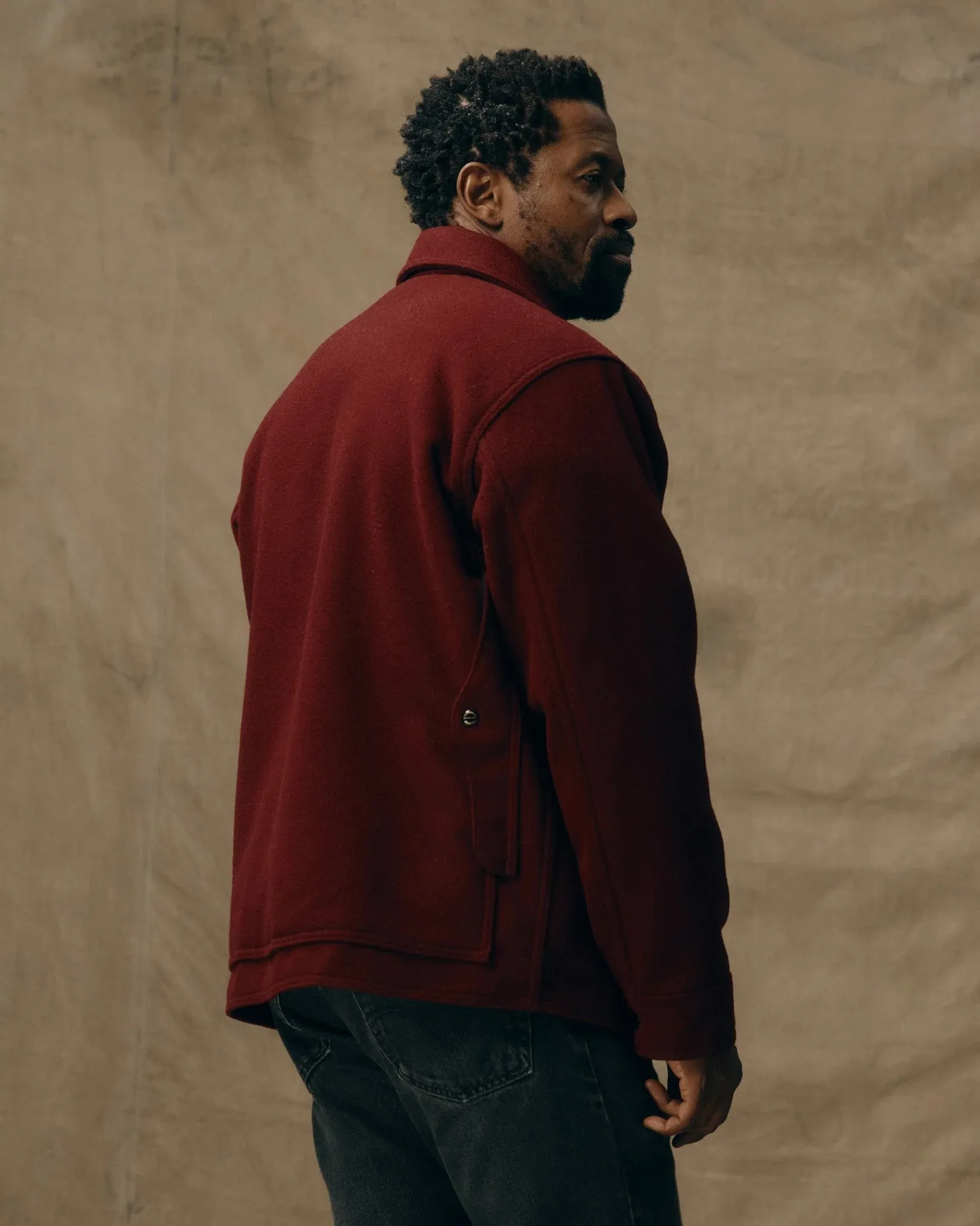 1940s Mackinaw Wool Cruiser Jacket - Wine sold by Cave and Post product image thumbnail 2