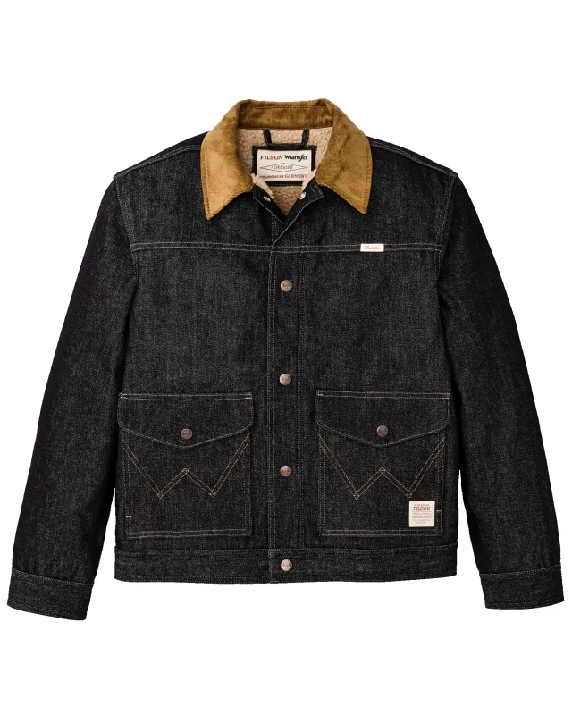 Wrangler X Filson Denim Work Jacket sold by Cave and Post