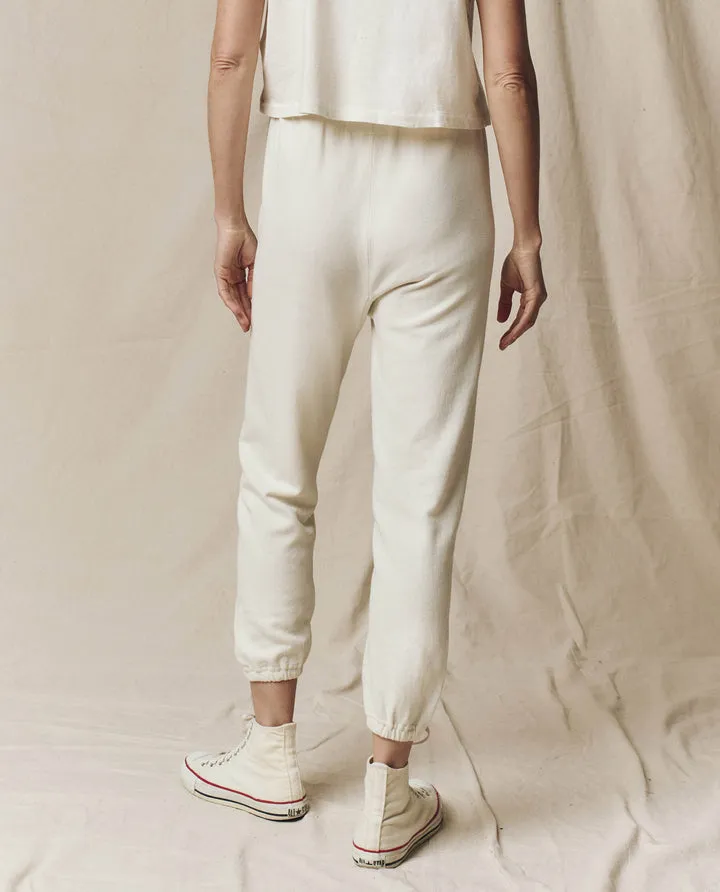 The Stadium Sweatpant. Washed White. sold by Cave and Post product image thumbnail 2