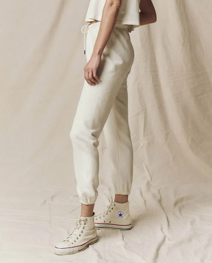 The Stadium Sweatpant. Washed White. sold by Cave and Post product image thumbnail 3