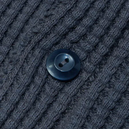 BIG WAFFLE Henley Neck T-shirt - Steel Gray sold by Cave and Post product image thumbnail 4