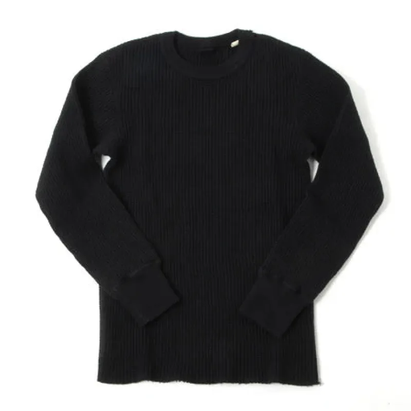 BIG WAFFLE T-SHIRT - BLACK sold by Cave and Post