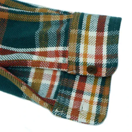 Heavy Flannel Shirt - Green sold by Cave and Post product image thumbnail 5