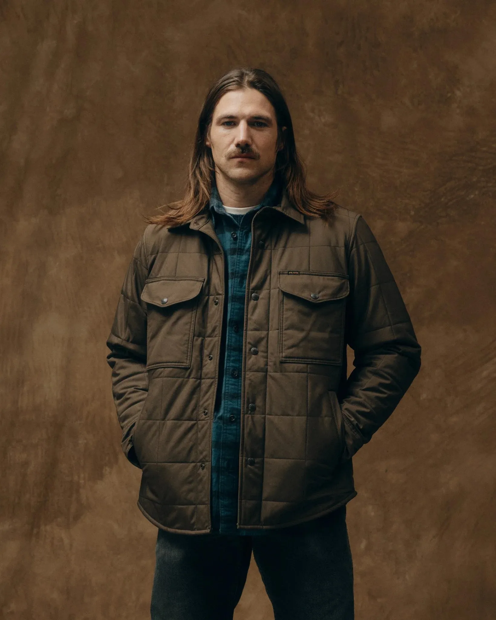 Cover Cloth Quilted Jac-shirt - Slate Black sold by Cave and Post